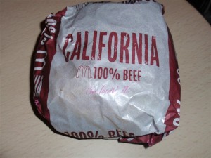 カリフォルニアバーガー