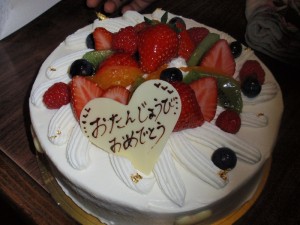 バースデイケーキ